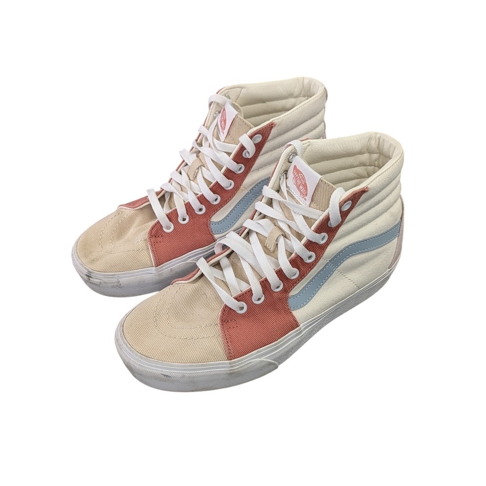 Vans Sk8 Hi Platform 2 Pastel Block Sneaker Womens 9.5 Mens 8 Streetwear Skate